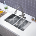 30" Undermount Double Bowl Kitchen Sink