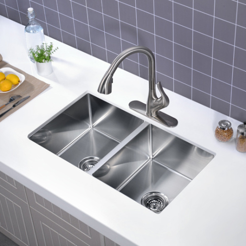 30 "Undermount Double Bowl Bown Sink