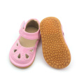 Sweet First Class Pink Hollow Squeaky Shoes Haurra