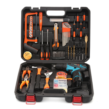 123 Piece Multi-functional Mechanic Hardware Impact Drill Tool Set