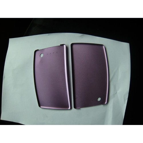 Round plate purple shell