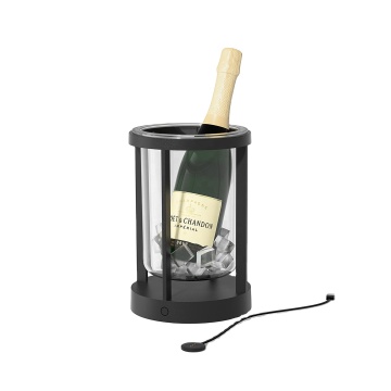 2023 New Modern Luxury Dimmable Wireless Rechargeable LED Table Lamp with Vintage Shade