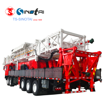 XJ750(150T) drilling & workover rig mounted on truck