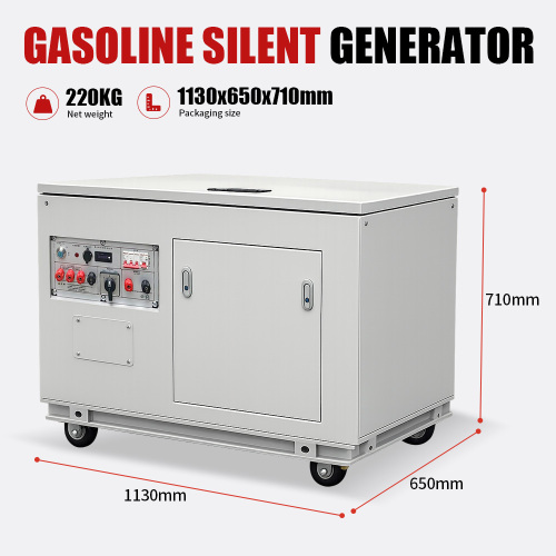 Generador de gasolina AVR de 10 KW cerrado