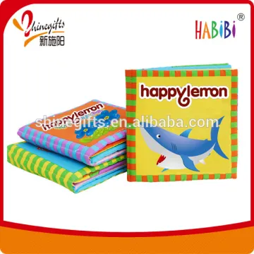 washable cloth book with cotton filling