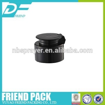 FS-09E6 round cap 24/410 plastic top water bottle cap , cap flip top