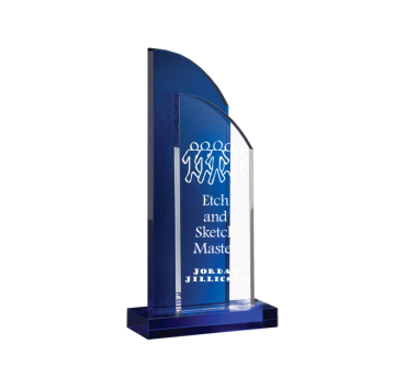 New Design blank glass crystal award plaques