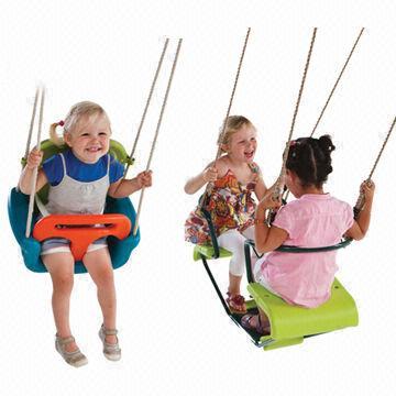 Swing in playground for children
