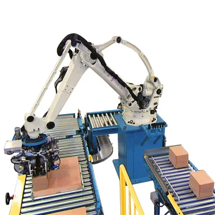 Low Cost Robot Palletizer System: China Robot Carton Palletizer Machine & ABB Robot Arm Carton Case Palletizer