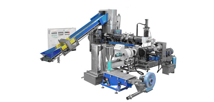 Film die face cutting granulating machine