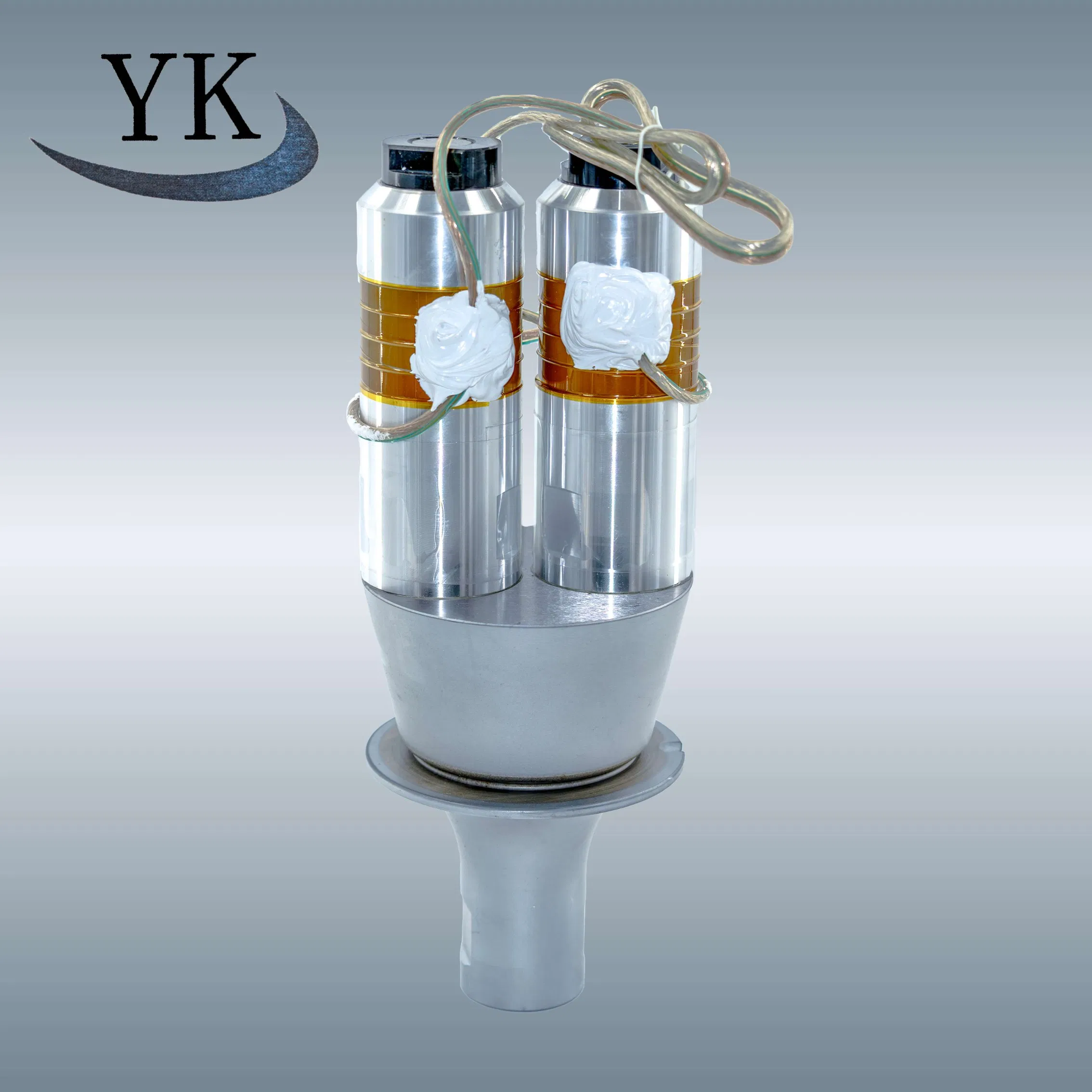15kHz 4200W Ultrasonic Transducer Double-Head Yellow Piezoelectric Ceramic Plate2