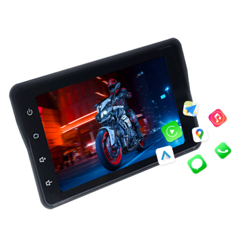 1080p Dual Lens Waterproof Motorcycle Dash Cam with Touch Screen and Carplay