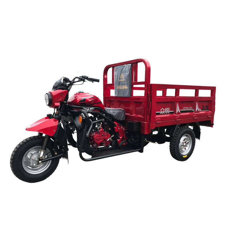 Stable fuel three wheeled motorcycle