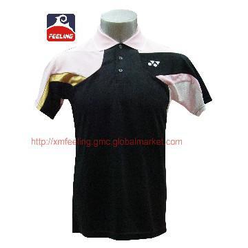 Fashion Color Combination Womens Polo Shirt Printing