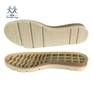 Reliable Shoes Sole Maker PU outsole for women Casual shoes