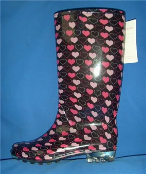 colorful high cut boots safety rain boots PVC boots