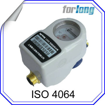 Wireless Remote valve-control wet water meter hot! GPRS water meter