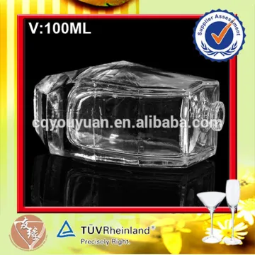 Clear Custom Made Glass Perfume Bottles 10CL Custom Perfume Atomizers