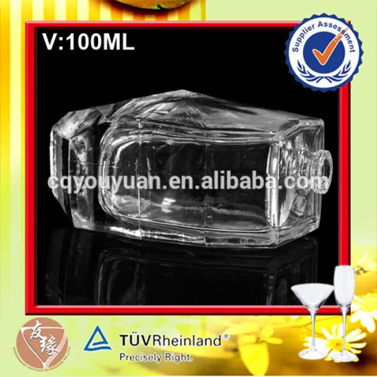 Clear Custom Made Glass Perfume Bottles 10CL Custom Perfume Atomizers