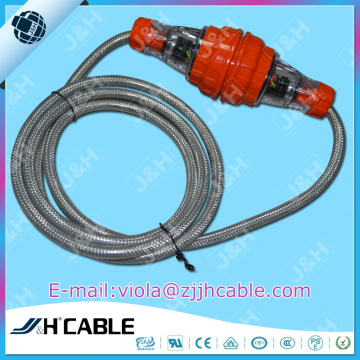 H05VV-F3 flat pin electrical plugs australian standard, saa ip66 250V industrial australia electrical plug