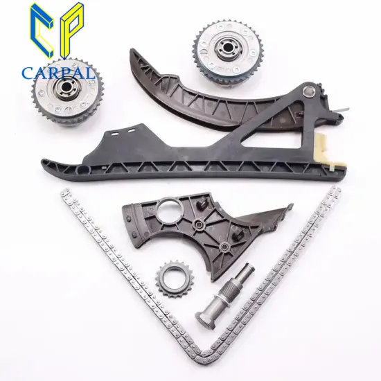 Carpal Timing Chain Kit with Camshaft Adjuster Sprockets for BMW N43 N53 (11317584723, 11367540348, 11317542837, 11318618317, 11317516093)