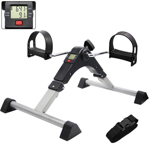 electronic display portable exercise peddler