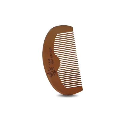 Wholesale Private Label Natural Wooden Beard Comb: Perfect Tool for Beard and Mustache Grooming