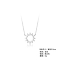 Necklace Blessing Gift Card Small Dainty Gold Sun God Light with Pendant Chain Classy Costume Choker Jewelry