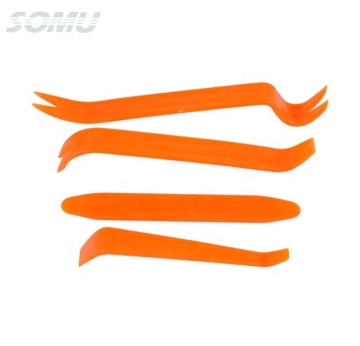 Auto Car Radio Panel Removal Kit: 4Pcs Trim Clip Pry Tool Accessory