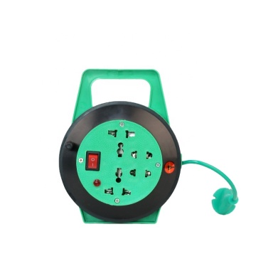 OEM Retractable Reel Cable Extension 4 Gang Power Strip Universal Round Extension Socket
