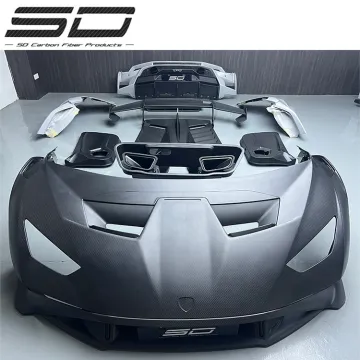 Carbon Fiber Rear Bumper Spoiler Body Kit for Lamborghini Huracan LP610 to STO
