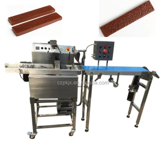 Chocolate Biscuit Waffle Enrobing Machine - Good Price for Sale
