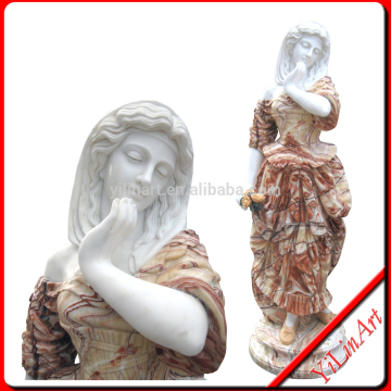 Lady statue, stone marble lady statue for sale