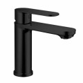 Black Deck Mounted Single Brass Bathroom Mixer