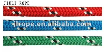 Hollow braided rope/diamond rope