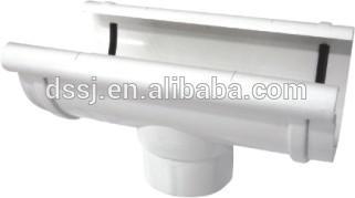 Low price and high quality Color PVC rain Gutters and fittings