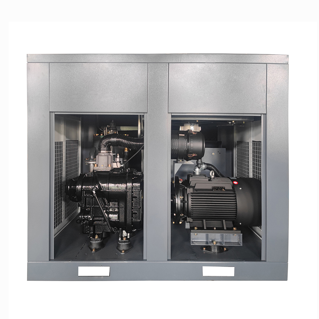 Two-stage screw air compressor