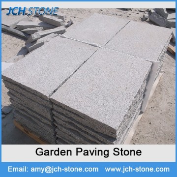 Grey paving stone flamed wall cladding