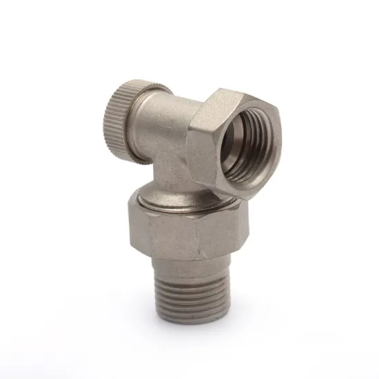 Leakage free 1/2 3/4 inch female x male Connection forged brass radiator thermo stop valve