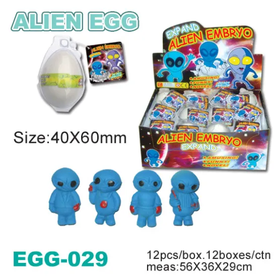 Magic Water Grow Plastic Alien Egg Toys