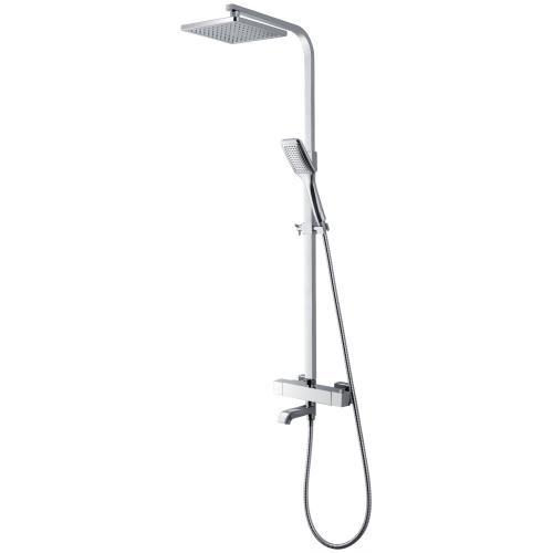 Square Wall Mounted Thermostatic Shower Faucet Set