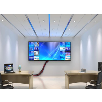 TV Display Display LCD Dokter Digital 55 Inch Mounted - Dinding Video Warna Kaya