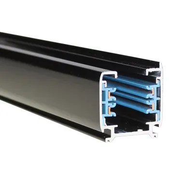 China Factory LEDEAST T04F 3 Phase 4 Wires Aluminum Track Lighting Rail Bar with 10 Years Warranty