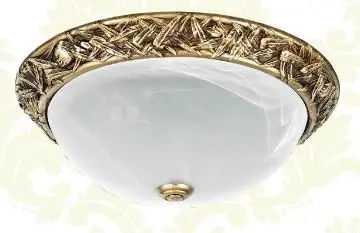 Old style resin ceiling lamp