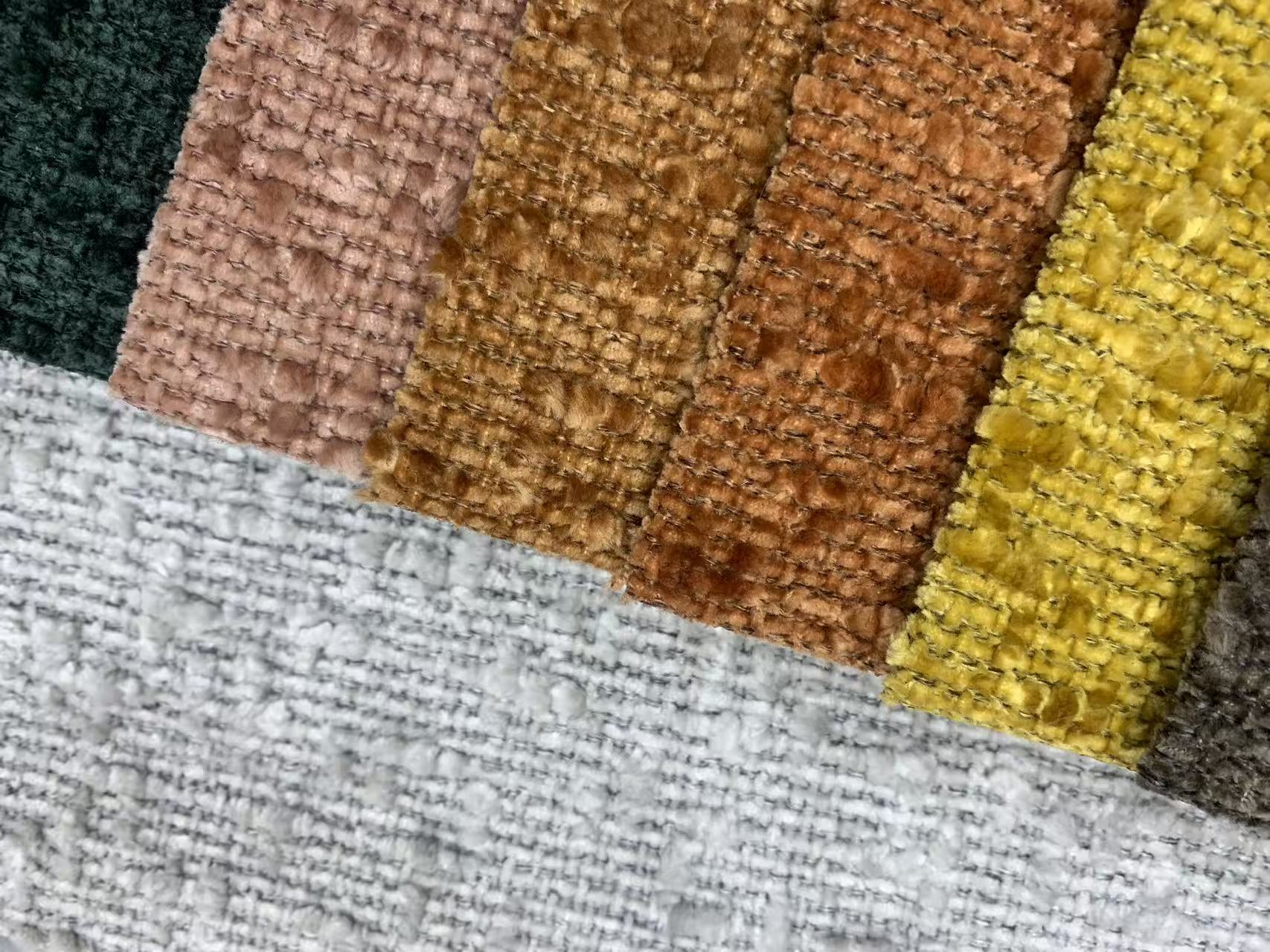 Granular Texture Soft Chenille Fabric For Sofa