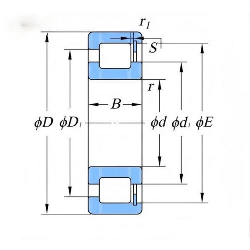 单列满装圆柱滚子轴承