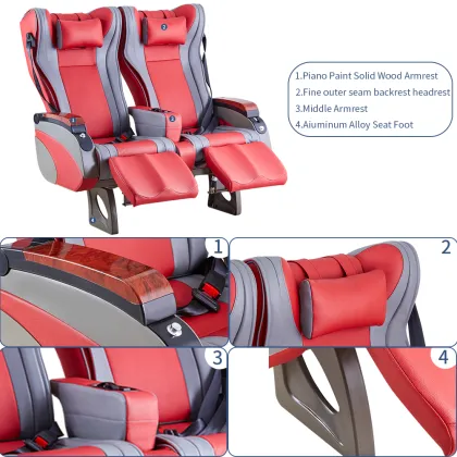 China Manufactory Van Hool Urban Small Bus Seats & Hyundai Coach City Bus Seat Dimensions