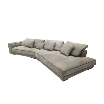 Cozy Lovely Backrest Living Room Home Furniture Elegant Fantastic Cozy Pleasant Fabric Sofas Manufactory