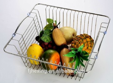 metal wire fruit basket stainless steel fruit basket hanging wire baskets for kitchen