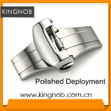22mm Watch Buckle Polished Deployment Clasp